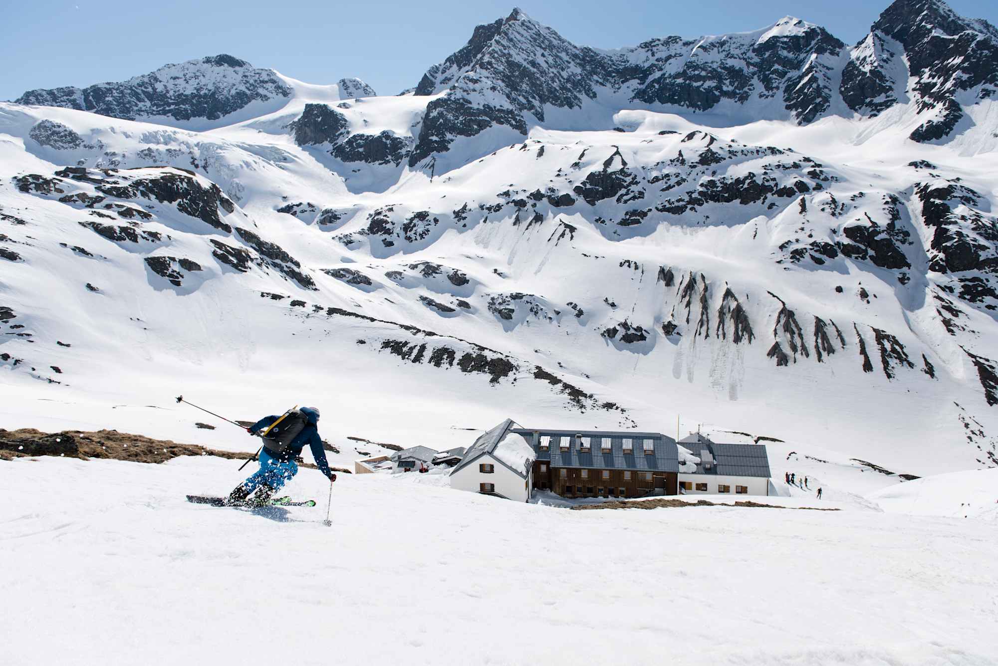 Abfahrt zur Wiesbadener Hütte