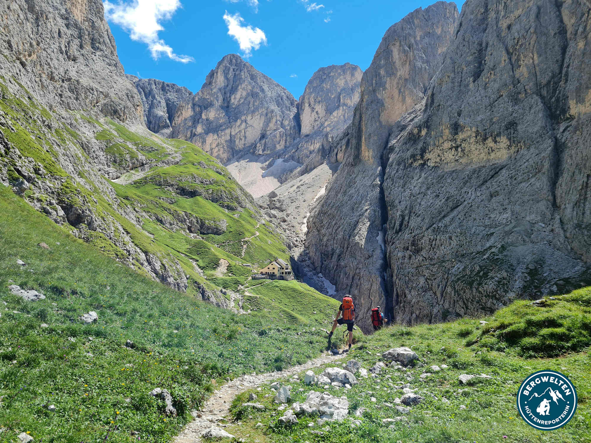 Die wunderschöne Lage der Grasleitenhütte