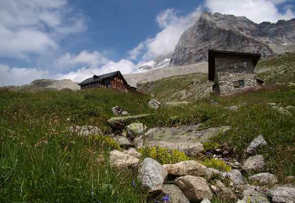 Die Geraer Hütte in den Zillertaler Alpen