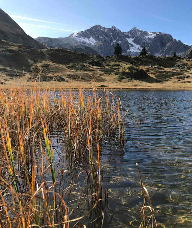 Der Körbersee bei schönster Herbststimmung