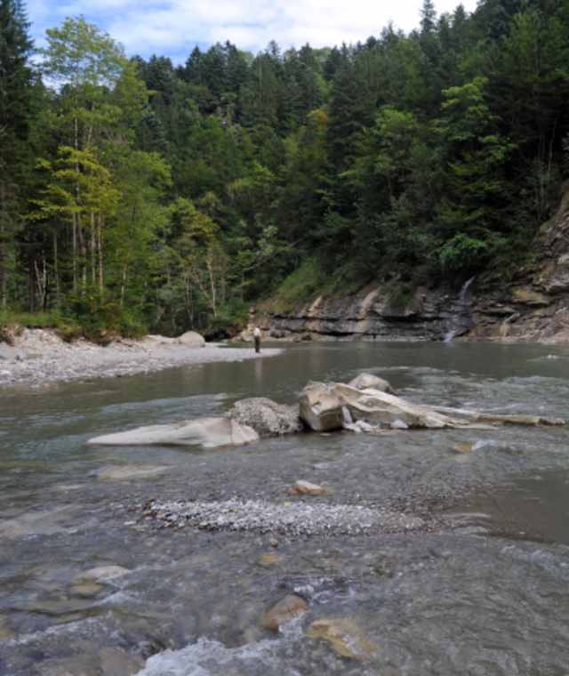 In der Schlucht der Bregenzer Ache